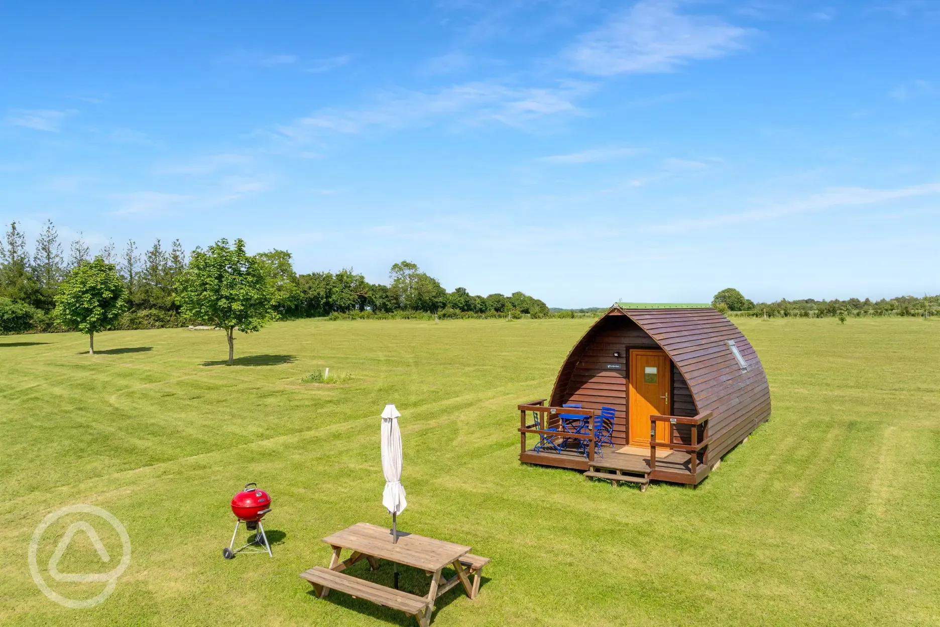 Large glamping pod