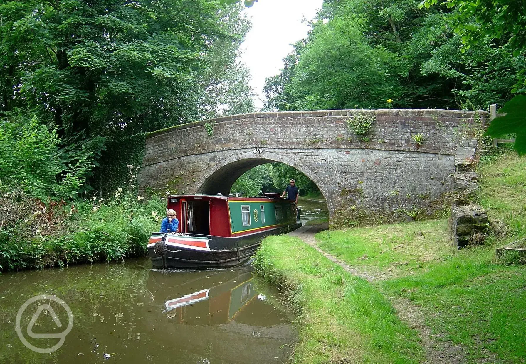 Nearby towpath and bridge