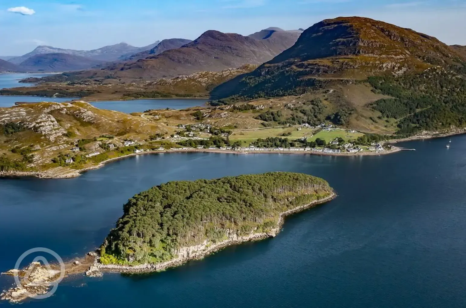 Aerial of Shieldaig