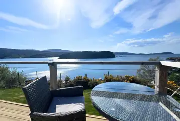 Sildvik and Sunset ensuite glamping pods with private decking and loch views Sildvik and Sunset ensuite glamping pods with private decking and loch views