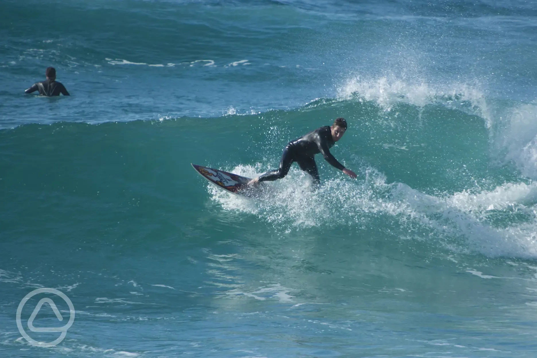 Nearby surfing beach