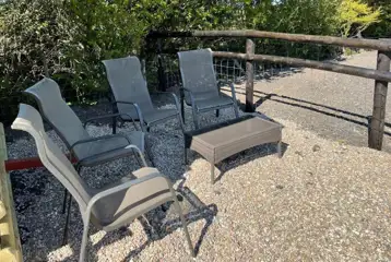 Meadow lodge outside seating Meadow lodge outside seating