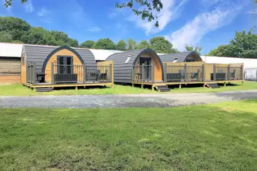 Camping pods exterior