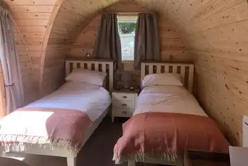 Camping pod interior (twin)