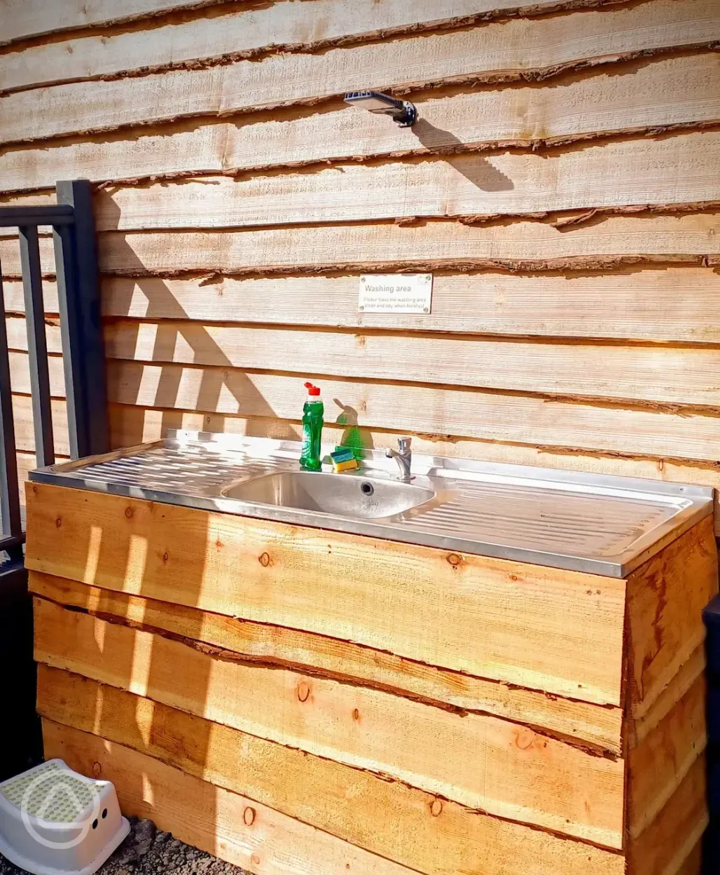 Washing up area