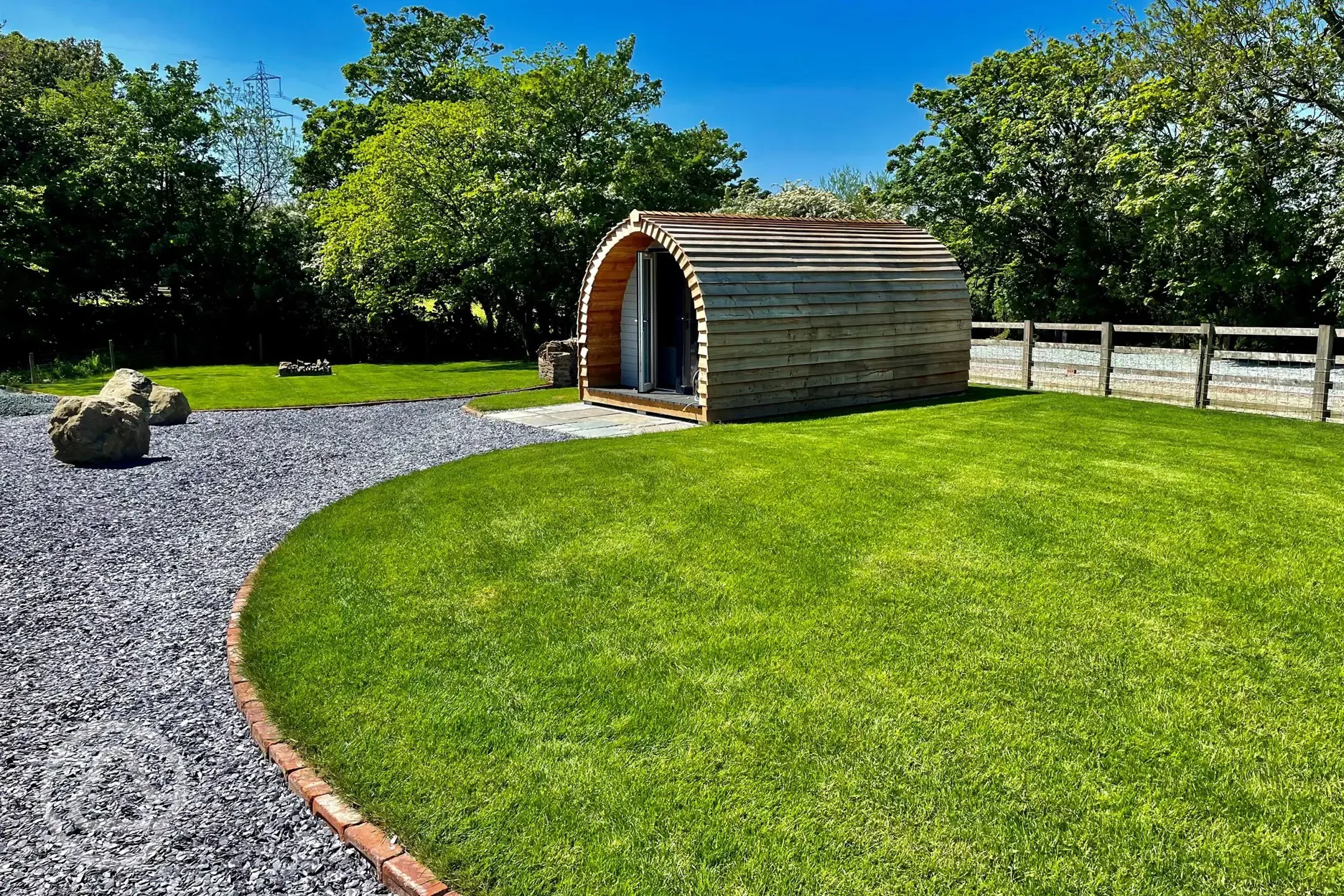 Glamping pod without a hot tub