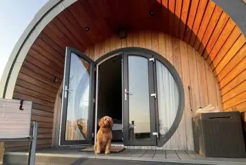 Dog friendly glamping pods 