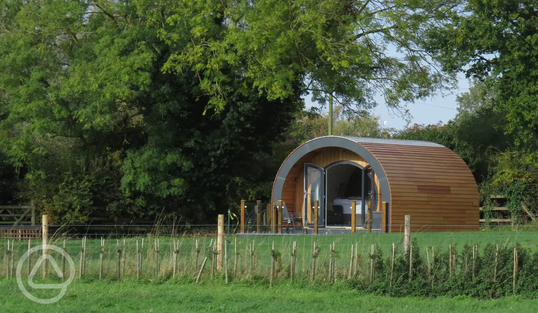 Ensuite glamping pod