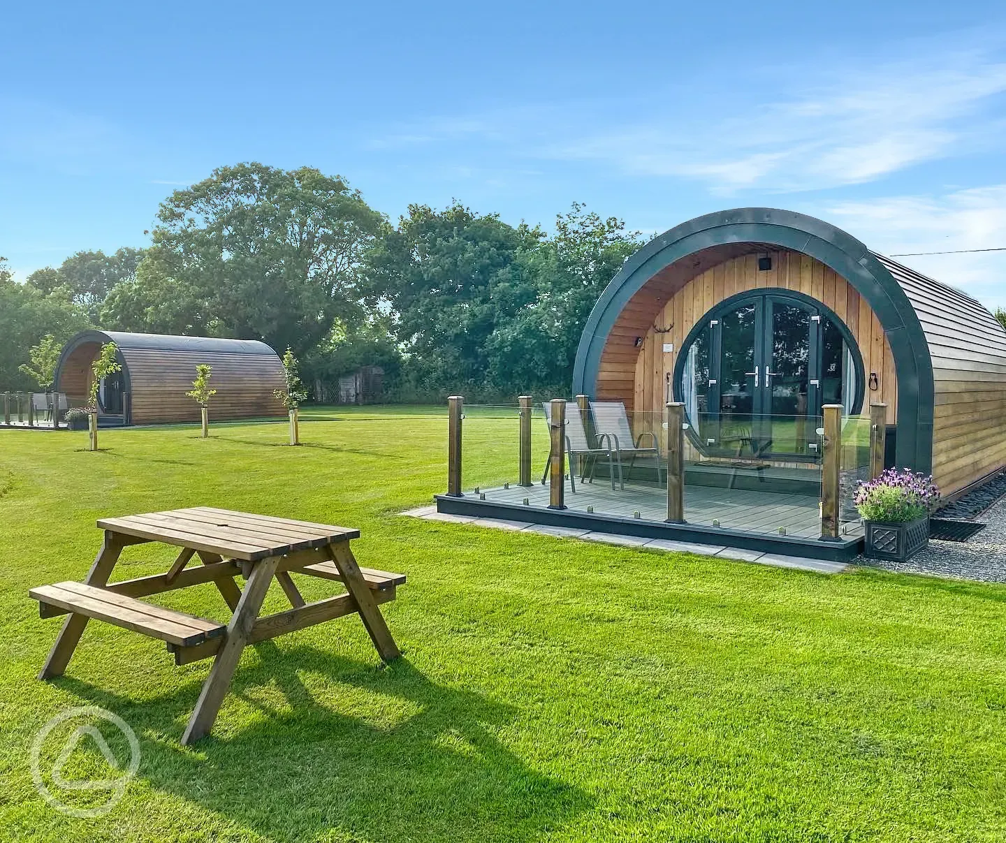 Ensuite glamping pod