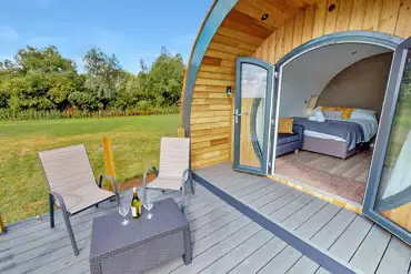 Ensuite glamping pod