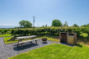 Ensuite glamping pod private fire pit and benches Ensuite glamping pod private fire pit and benches