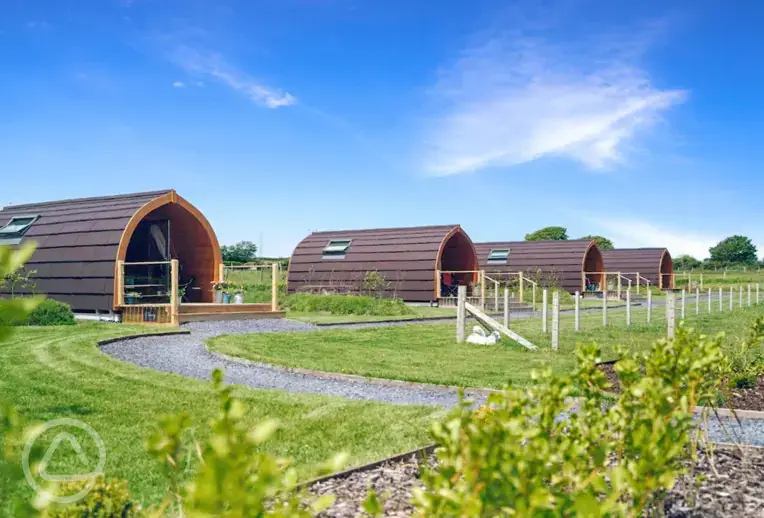 Ensuite glamping pods 