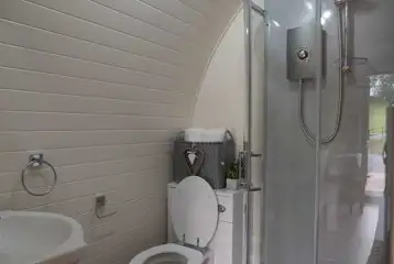 Ensuite glamping pod bathroom Ensuite glamping pod bathroom