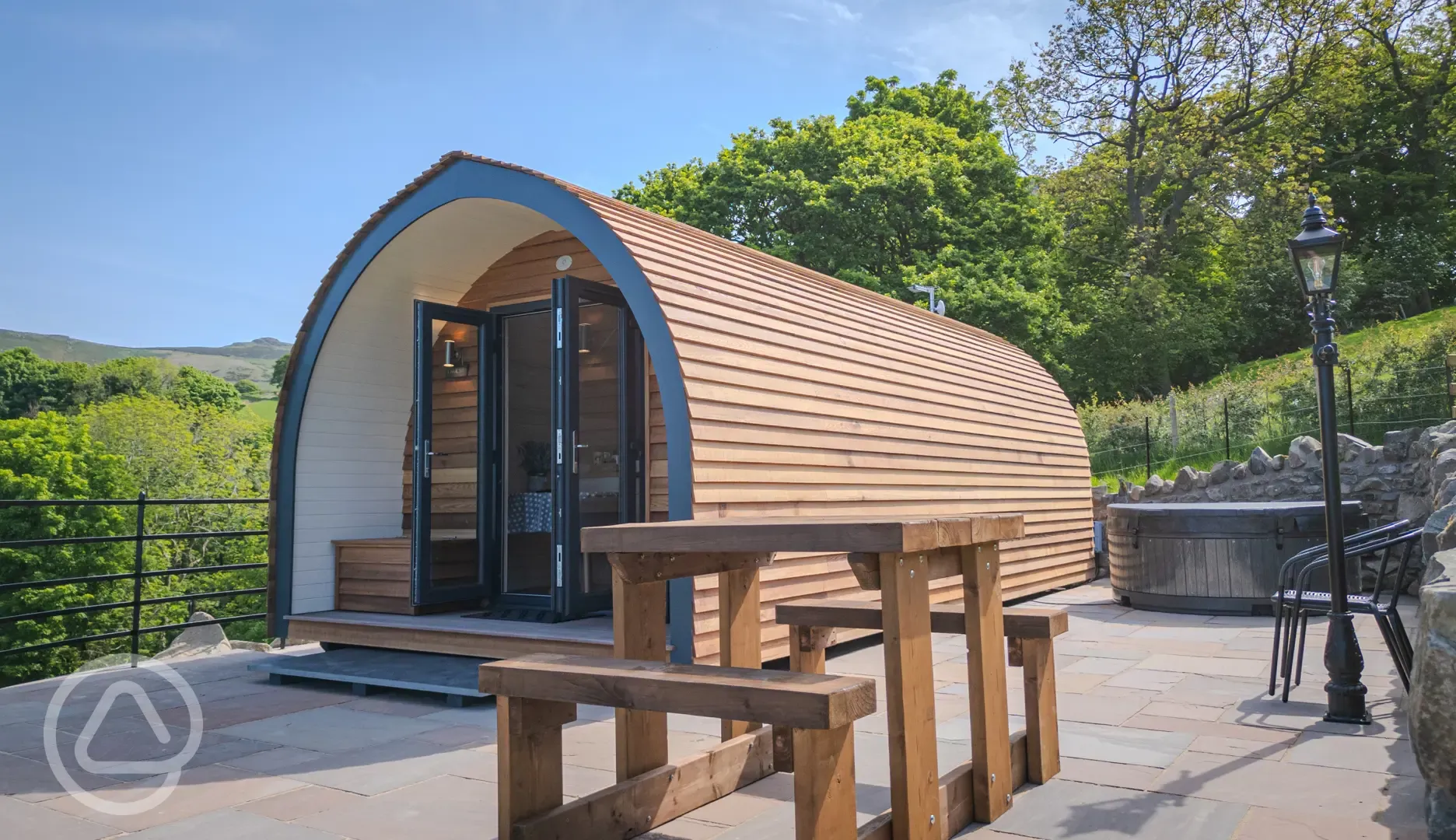 Large glamping pod