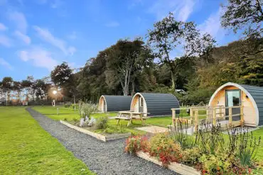 Pods at Silverburn Park Campsite