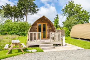 Ensuite glamping pod at Wallsend Guest House and Glamping Pods