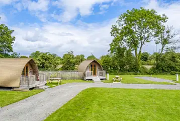 Four person glamping pods