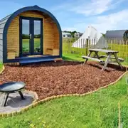 Luxury camping pods