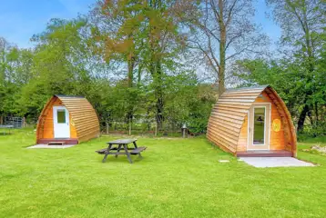 Camping pods at Irfon Valley Pods and Camping
