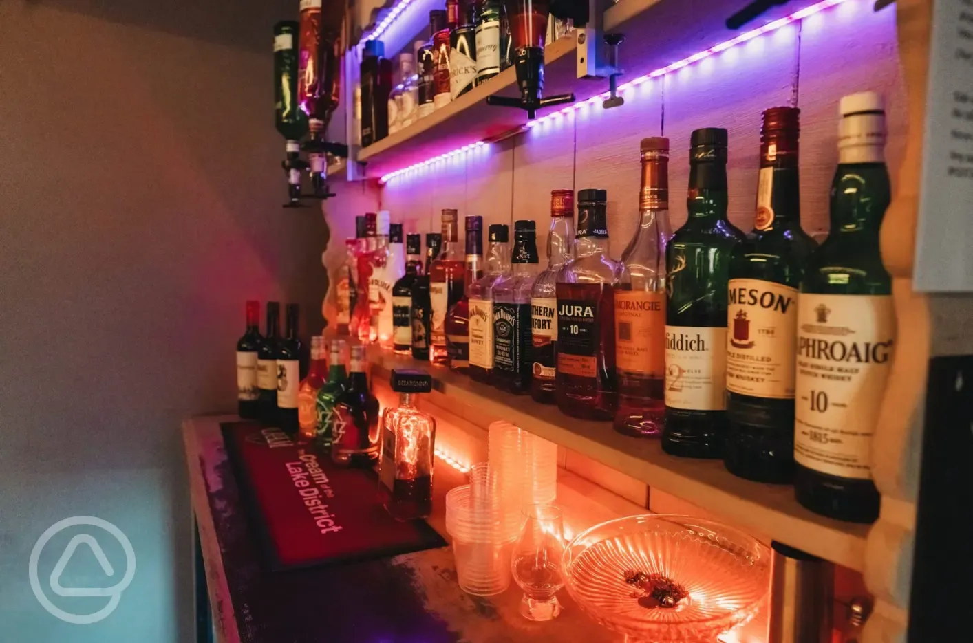 Seasonal bar in the barn