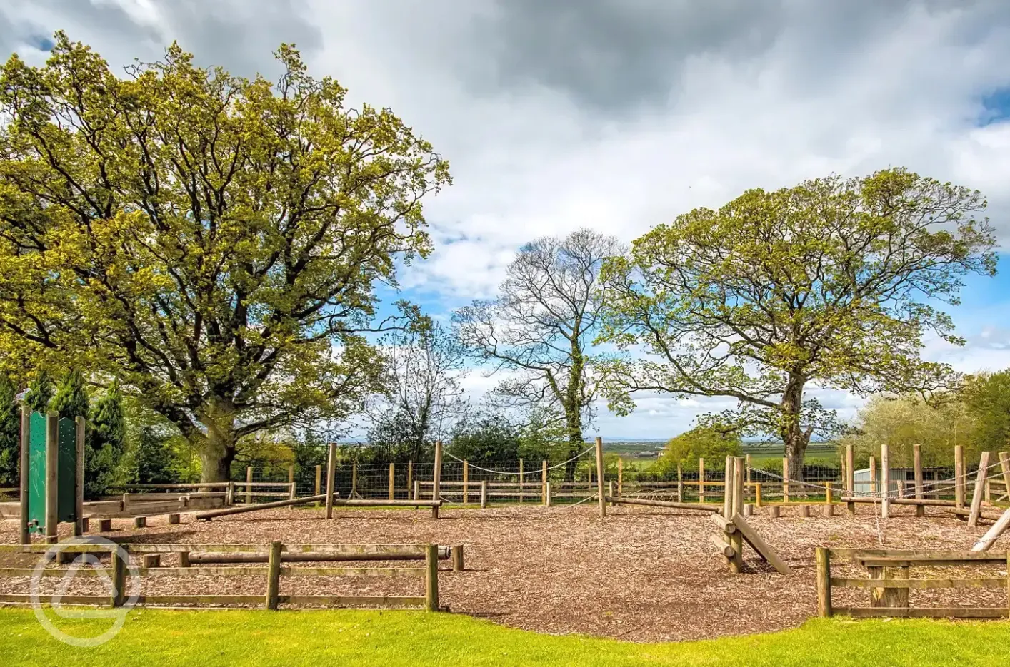 Play park with a trim trail
