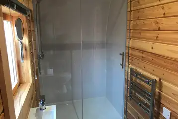 Ensuite glamping pod bathroom Ensuite glamping pod bathroom