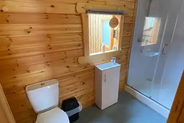 Ensuite glamping pod bathroom Ensuite glamping pod bathroom