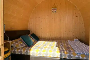 Camping pod interior