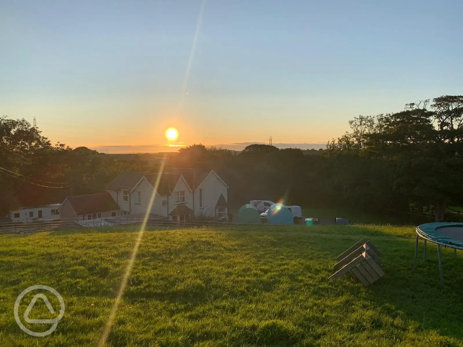 Sunset at Caerhun Farm