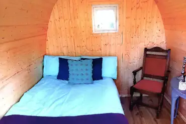 Camping pod interior