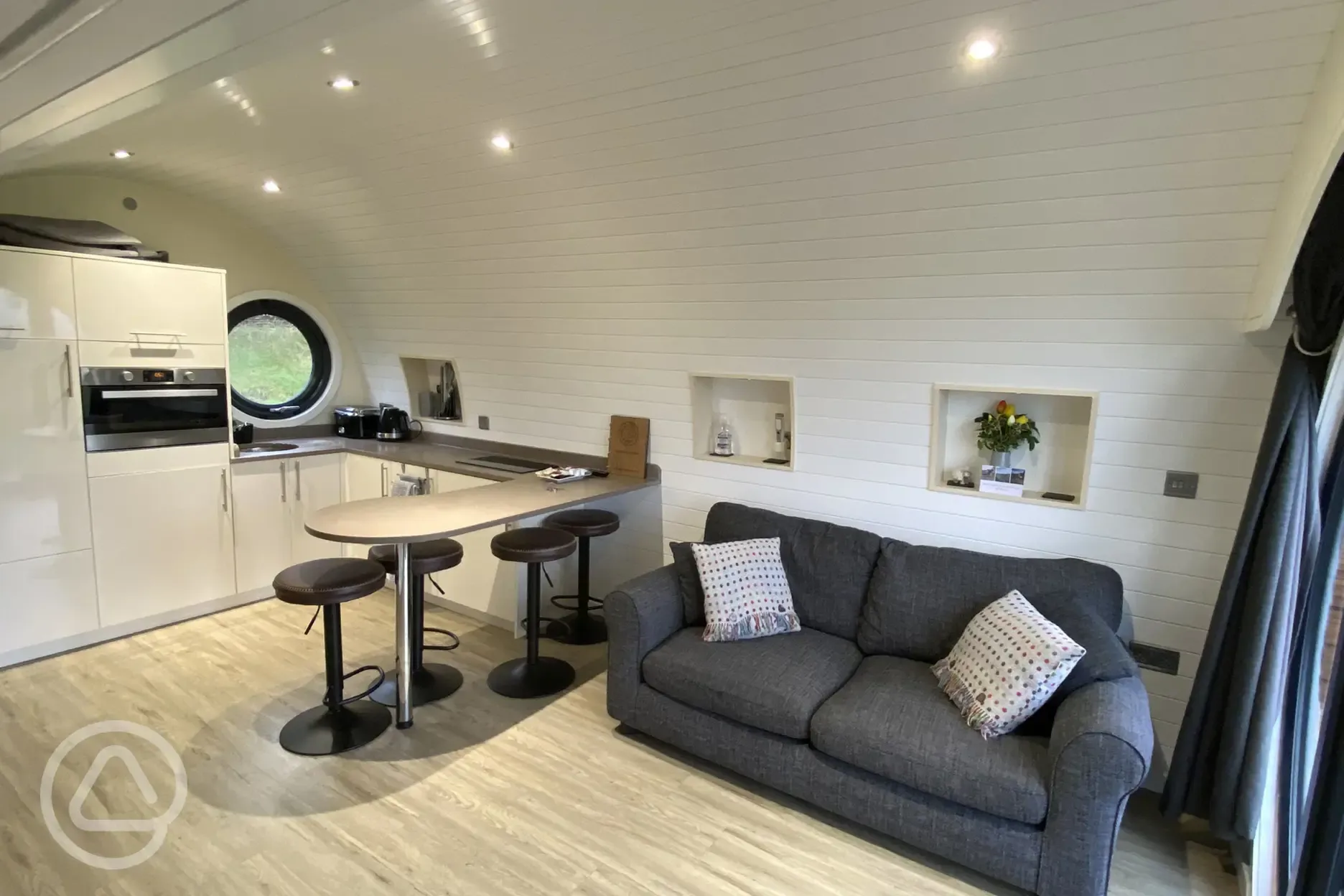 Wye glamping pod interior