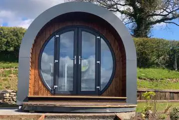 Chwefru and Irfon glamping pods