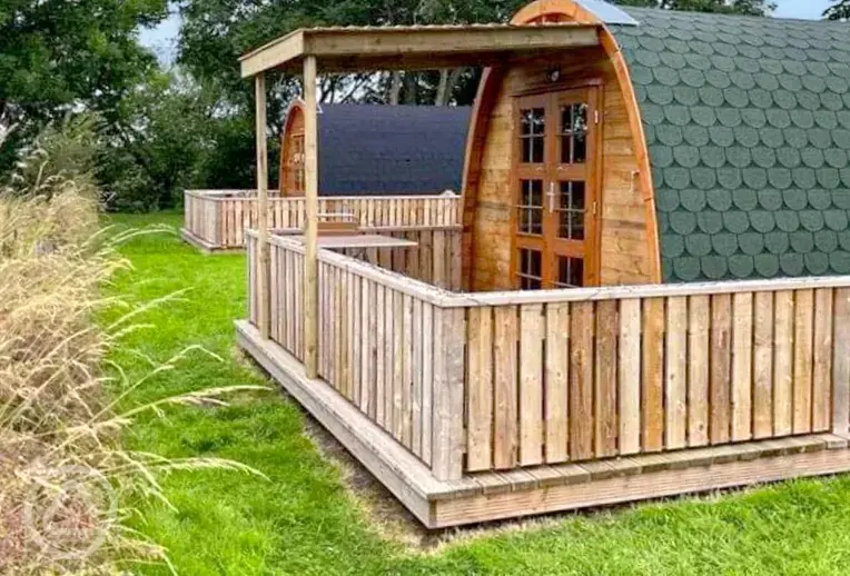 Glamping pods