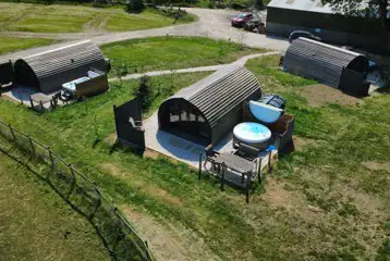 Aerial of site Aerial of site