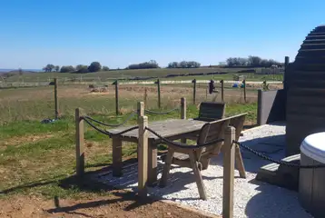 View from Robin glamping pod View from Robin glamping pod