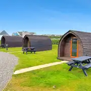 Camping pods at Harbour Side Caravan Site Camping pods at Harbour Side Caravan Site