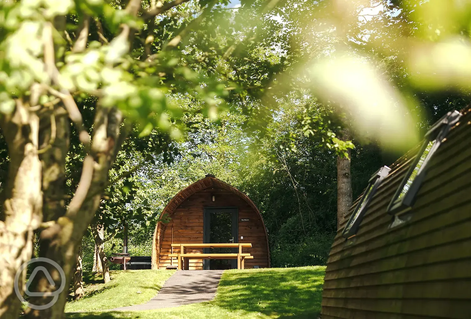 Foxwood pods with hot tubs and outdoor seating Foxwood pods with hot tubs and outdoor seating