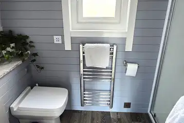 The Nest glamping pod ensuite bathroom The Nest glamping pod ensuite bathroom