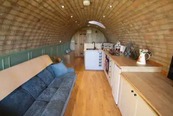 Hare's View glamping pod interior