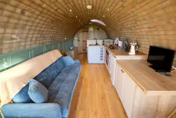 Hare's View glamping pod interior