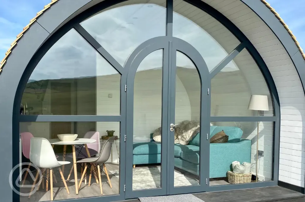 White Clover ensuite pod exterior White Clover ensuite pod exterior