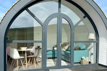 White Clover ensuite pod exterior White Clover ensuite pod exterior