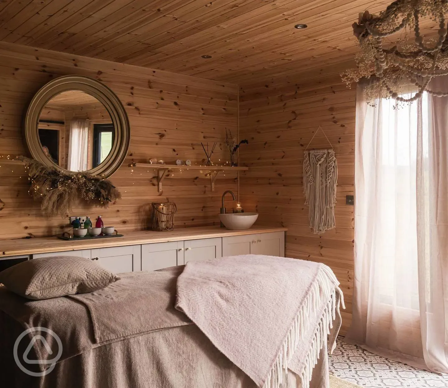 Spa treatments available at Maycroft Retreat, including massages and facials