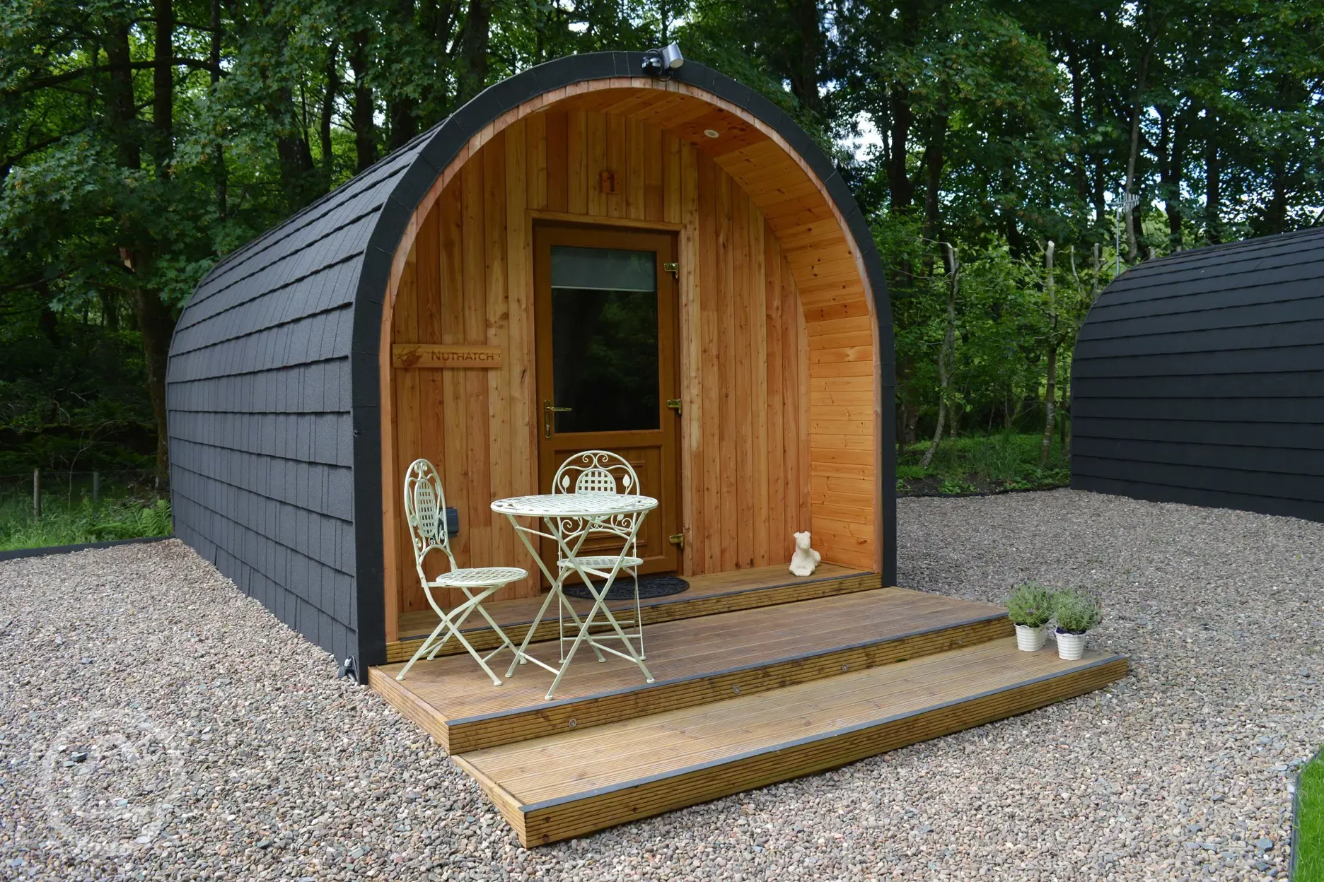 Ensuite glamping pod