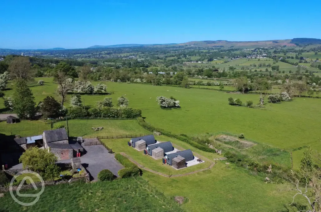 Aerial of site