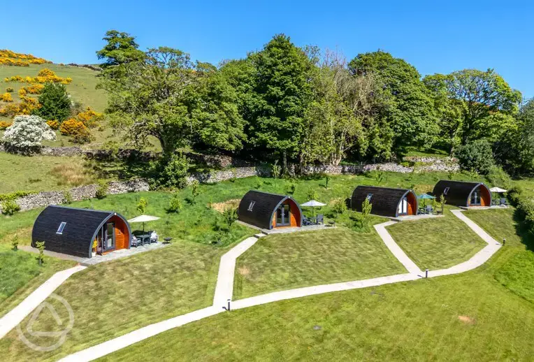Glamping pods