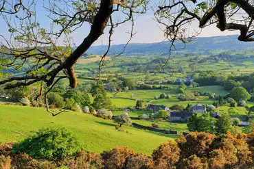 Countryside views from the site