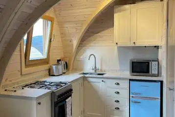 Owl pod kitchen