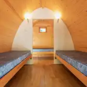 Camping pod (3 person) interior