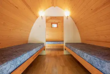 Camping pod (3 person) interior